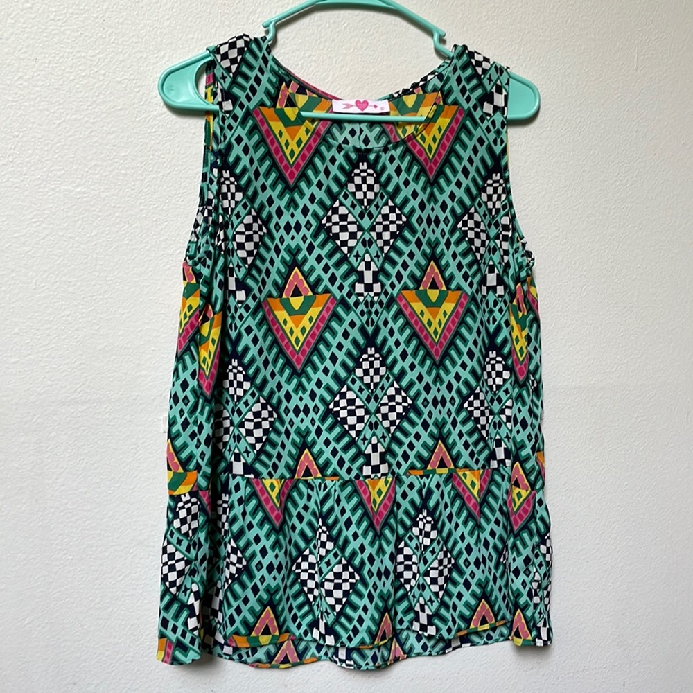 Buddy Love funky print tank